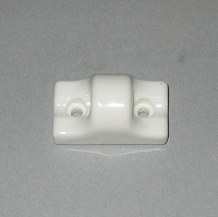 Ceramic cord guide double screw fixing