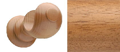 Designer Collection 63mm Ø Wooden Cup Bracket - Natural Oak Designer Collection 63mm Ø Wooden Cup Bracket - Natural Oak