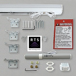 Deluxe-3 Somfy RTS Motorised Headrails & Kits