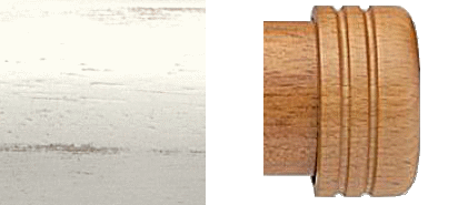 Designer Collection 63mm Ø End Stop - Distressed Chalk Designer Collection 63mm Ø End Stop - Distressed Chalk
