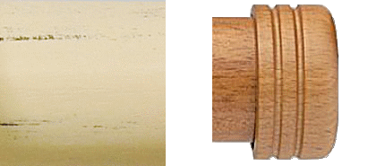Designer Collection 63mm Ø End Stop - Distressed Cream Designer Collection 63mm Ø End Stop - Distressed Cream