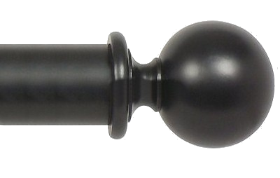 Designer Collection 63mm Ø Ball Finial - Ebony Designer Collection 63mm Ø Ball Finial - Ebony