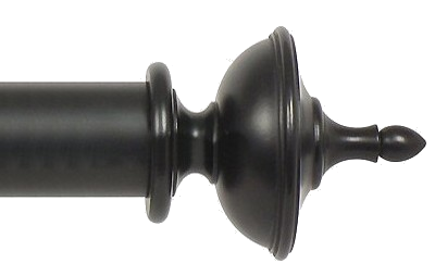 Designer Collection 63mm Ø Urn Finial - Ebony Designer Collection 63mm Ø Urn Finial - Ebony