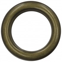 Antique brass finish, brass two-part eyelets 66mm diameter