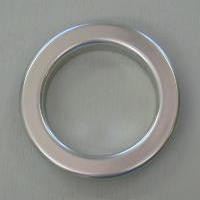 Matt Chrome Eyelets 38mm for eyelet tape