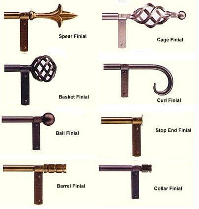 Merrick & Day - Finials for Wrought Iron Poles