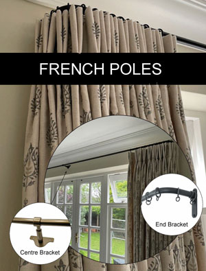 French Style Metal Poles