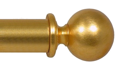 Designer Collection 63mm Ø Ball Finial - Gold Metal Leaf Designer Collection 63mm Ø Ball Finial - Gold Metal Leaf