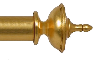 Designer Collection 63mm Ø Urn Finial - Gold Metal Leaf Designer Collection 63mm Ø Urn Finial - Gold Metal Leaf