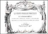 Le Porte-Feuille Pratique - Period curtain and bed designs circa 1870
