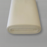 IVORY Solprufe cotton sateen lining, Teflon finish, 116 pick 140grams/m2, Creased & Lapped