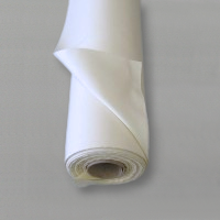WHITE Solprufe cotton sateen lining, Teflon finish, 116 pick 140grams/m2, Rolled Full Width