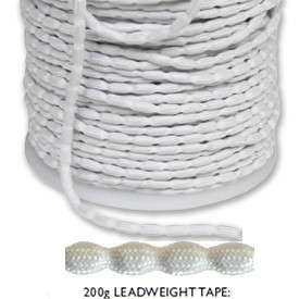 Lead-weight tape 200g to sew into curtain and blind hems