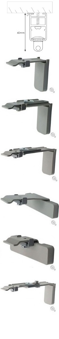 Metal Elegance SQUARE - Plain Gliders - 7.2m