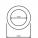 25 x Clear plastic rings 13mm (1/2 in) dia for blinds - view 4