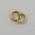 25 x Solid brass rings 16mm (5/8in) dia  - view 2