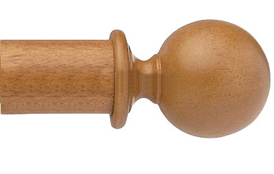 Designer Collection 63mm Ø Ball Finial - Natural Oak Designer Collection 63mm Ø Ball Finial - Natural Oak