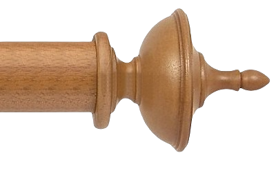 Designer Collection 63mm Ø Urn Finial - Natural Oak Designer Collection 63mm Ø Urn Finial - Natural Oak