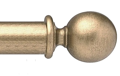 Designer Collection 63mm Ø Ball Finial - Pale Gold Designer Collection 63mm Ø Ball Finial - Pale Gold