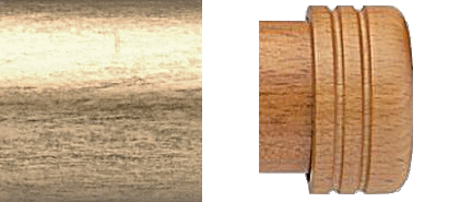 Designer Collection 63mm Ø End Stop - Pale Gold Designer Collection 63mm Ø End Stop - Pale Gold