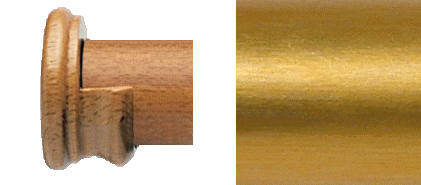 Designer Collection 63mm Ø Wooden Recess Bracket - Gold Metal Leaf Designer Collection 63mm Ø Wooden Recess Bracket - Gold Metal Leaf