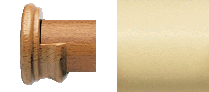 Designer Collection 63mm Ø Wooden Recess Bracket - Old Cream Designer Collection 63mm Ø Wooden Recess Bracket - Old Cream