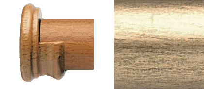 Designer Collection 63mm Ø Wooden Recess Bracket - Pale Gold Designer Collection 63mm Ø Wooden Recess Bracket - Pale Gold