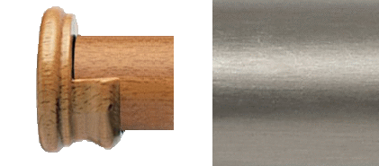 Designer Collection 63mm Ø Wooden Recess Bracket - Silver Metal Leaf Designer Collection 63mm Ø Wooden Recess Bracket - Silver Metal Leaf