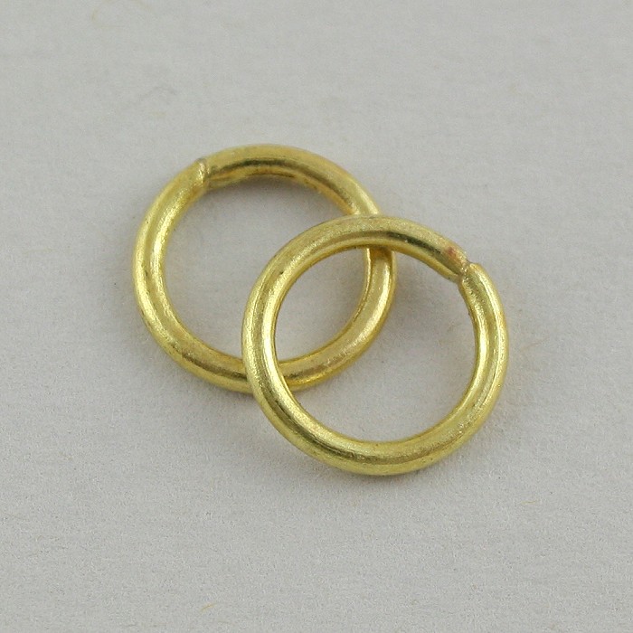 25 x Solid brass rings 12mm in dia for cording blinds