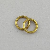25 x Solid brass rings 12mm (in) dia for cording blinds