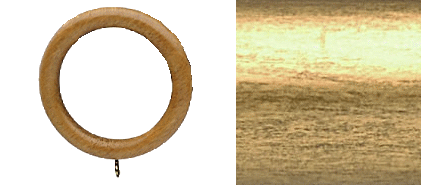 Designer Collection 63mm Ø Curtain Rings - Antique Gold Designer Collection 63mm Ø Curtain Rings - Antique Gold