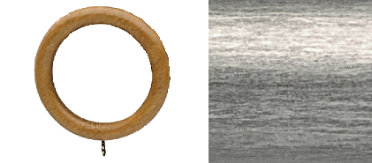 Designer Collection 63mm Ø Curtain Rings - Antique Silver Designer Collection 63mm Ø Curtain Rings - Antique Silver