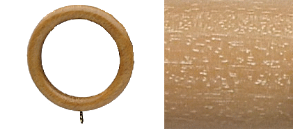 Designer Collection 63mm Ø Curtain Rings - Vintage Oak Designer Collection 63mm Ø Curtain Rings - Vintage Oak