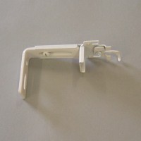 Extendable universal support bracket, white