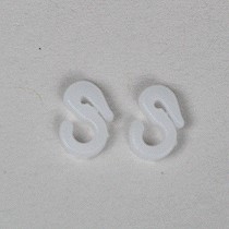 25 x Plastic S hook