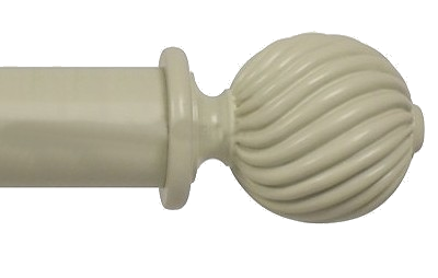 Designer Collection 63mm Ø Twisted Finial - Sage Grey Designer Collection 63mm Ø Twisted Finial - Sage Grey