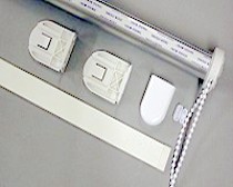 3.0cm diameter medium weight roller blind kits, rotary chain