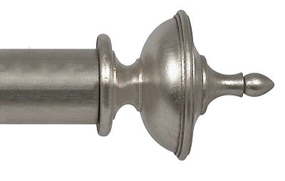 Designer Collection 63mm Ø Urn Finial - Silver Metal Leaf Designer Collection 63mm Ø Urn Finial - Silver Metal Leaf