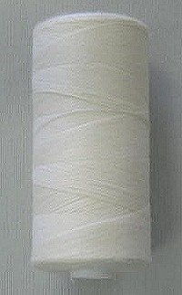 Polyfil no 120 cotton thread, 1,000m bobbin for domestic machines. Natural colour.