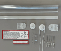 2.5cm diameter rotary chain roller blind kit width 90cm (36