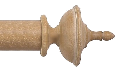 Designer Collection 48mm  Urn Finial - Vintage Oak