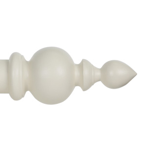 Classic Collection 50mm Ø Gothic Finial - Natural White (Painted)