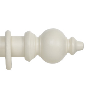 Classic Collection 50mm Ø Oriental Finial - Natural White (Painted)