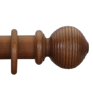 Classic Collection 63mm Ø Beehive Finial - Light Oak (Stained)