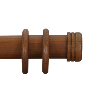 Classic Collection 63mm Ø Cap Finial - Light Oak (Stained)