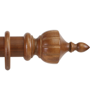 Classic Collection 63mm Ø Crown Finial - Ivory Woodwash
