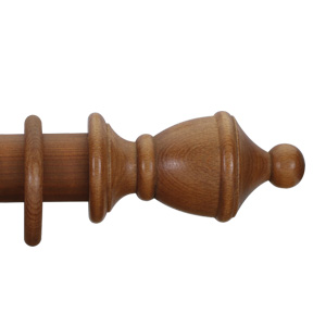 Classic Collection 63mm Ø Vase Finial - Cherry (Stained)